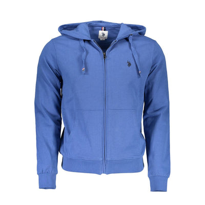 Sweat à capuche bleu en coton pour homme US POLO ASSN.