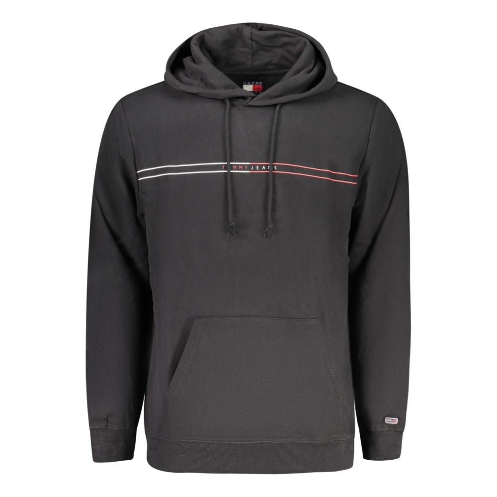 Pull Tommy Hilfiger en coton noir pour homme