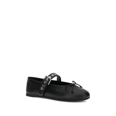 Miu Miu leren ballerina's