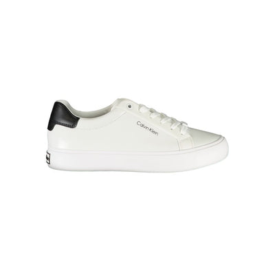 Calvin Klein witte polyester sneaker