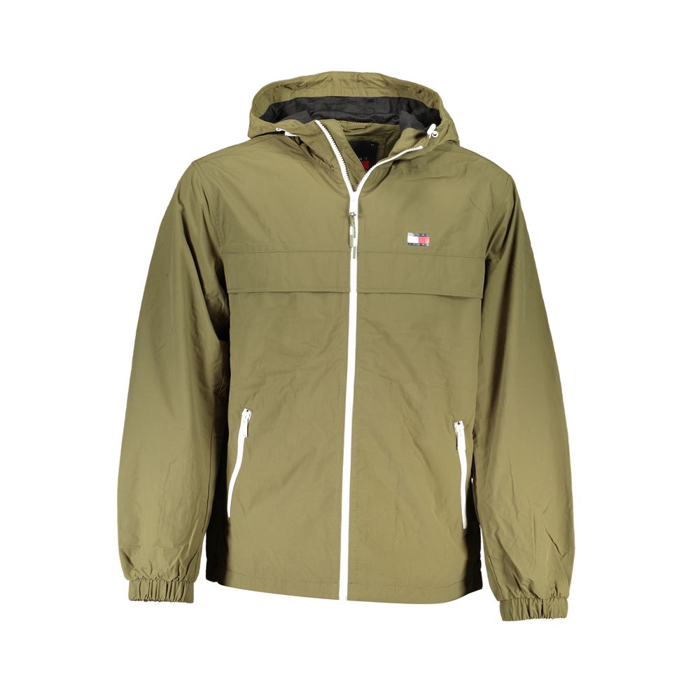 Veste homme Tommy Hilfiger en nylon recyclé vert