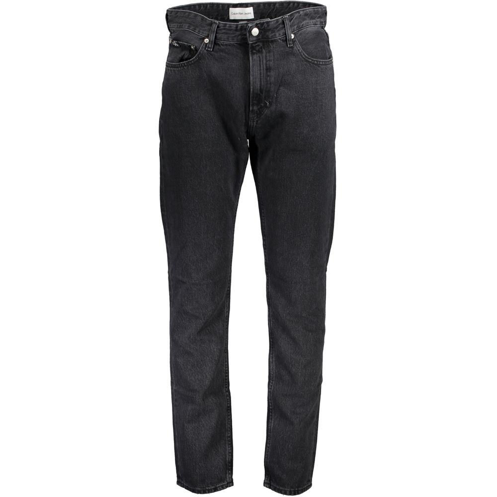 Calvin Klein Zwarte Katoenen Herenjeans