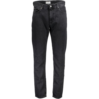 Calvin Klein Zwarte Katoenen Herenjeans