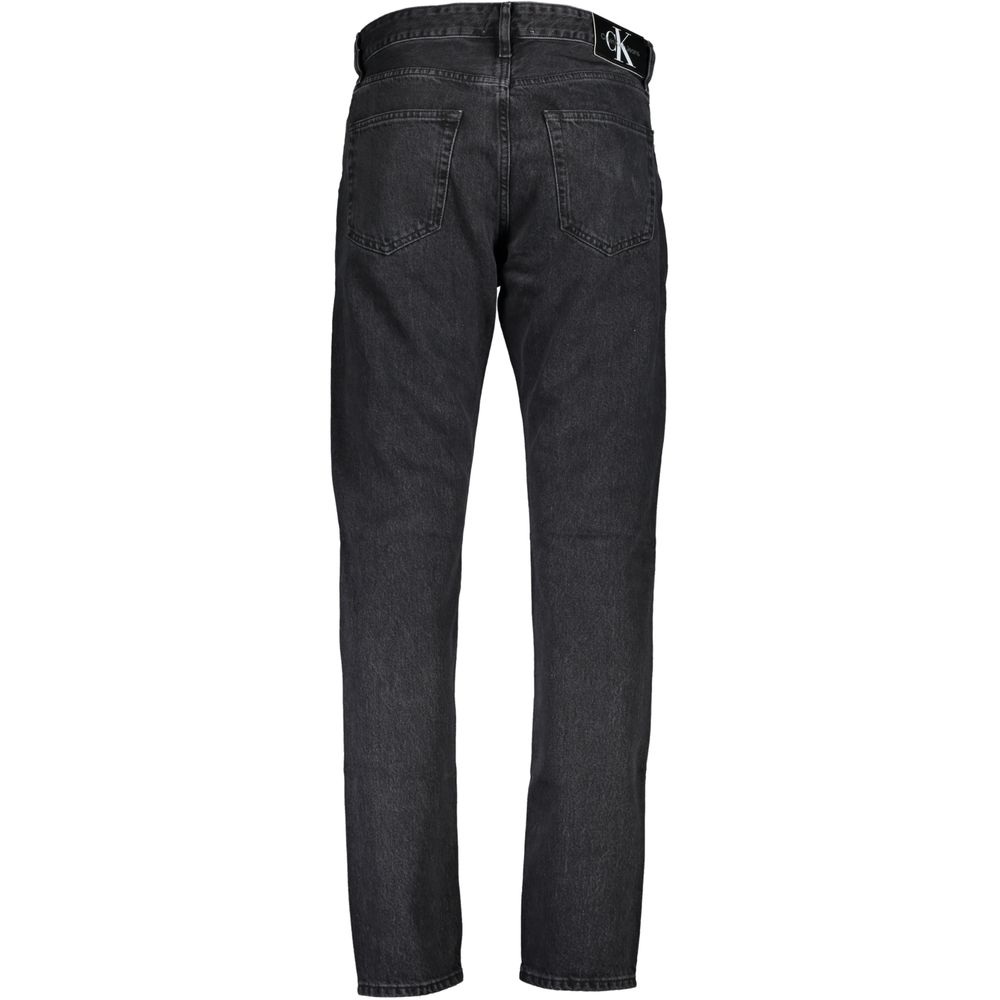 Calvin Klein Zwarte Katoenen Herenjeans