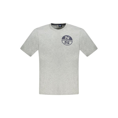 North Sails Brown Cotton Men T-Shirt