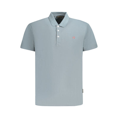 Napapijri bruin katoenen herenpoloshirt