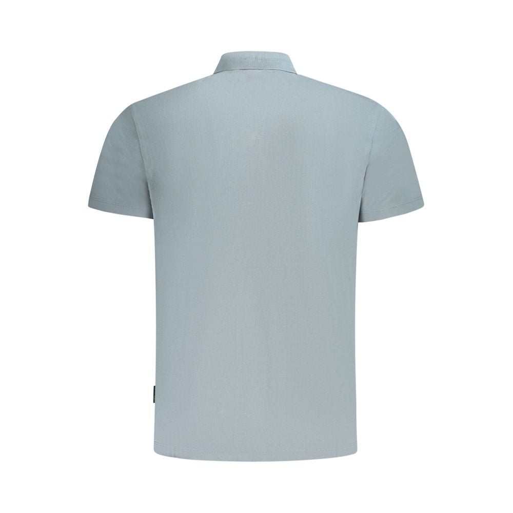 Napapijri bruin katoenen herenpoloshirt