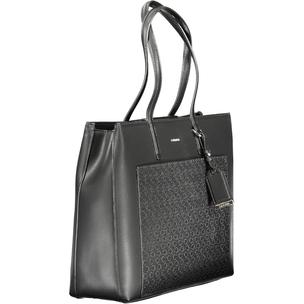 Sac à main Calvin Klein en polyester noir pour femme