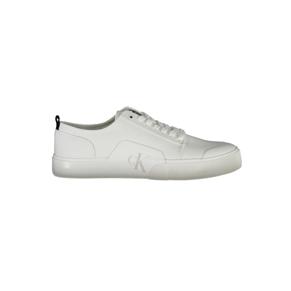 Calvin Klein Witte Katoenen Heren Sneaker