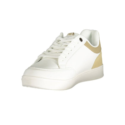 Gaswitte polyester herensneaker