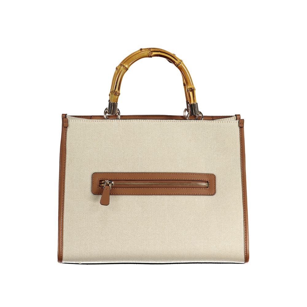 Guess Jeans Beige Katoenen Handtas