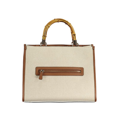 Guess Jeans Beige Katoenen Handtas