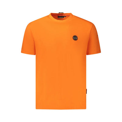Napapijri Oranje Katoenen Heren T-shirt