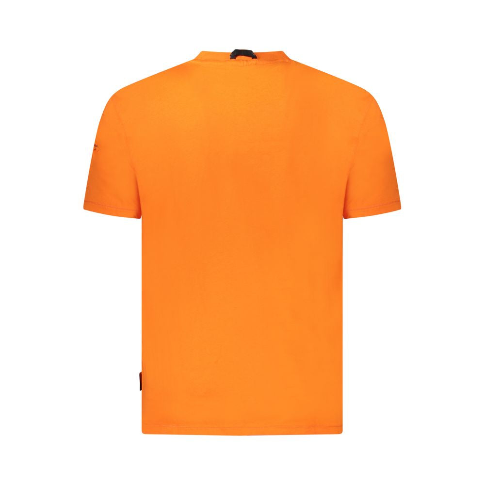 Napapijri Oranje Katoenen Heren T-shirt