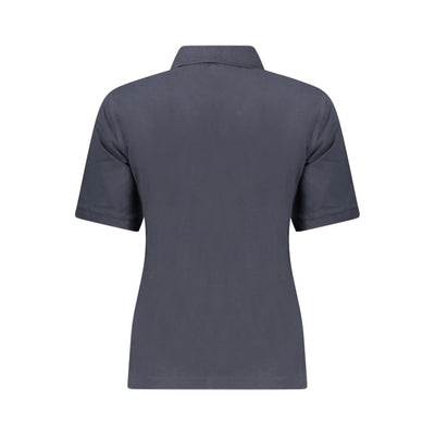 Polo K-WAY bleu en coton pour femme