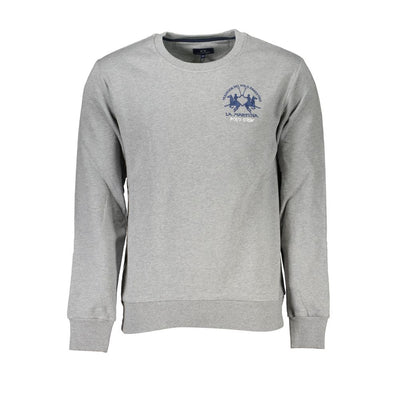 La Martina Grijs Katoenen Heren Sweatshirt