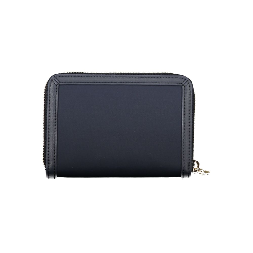 Tommy Hilfiger Chic Blauwe Portemonnee met Meerdere Vakken