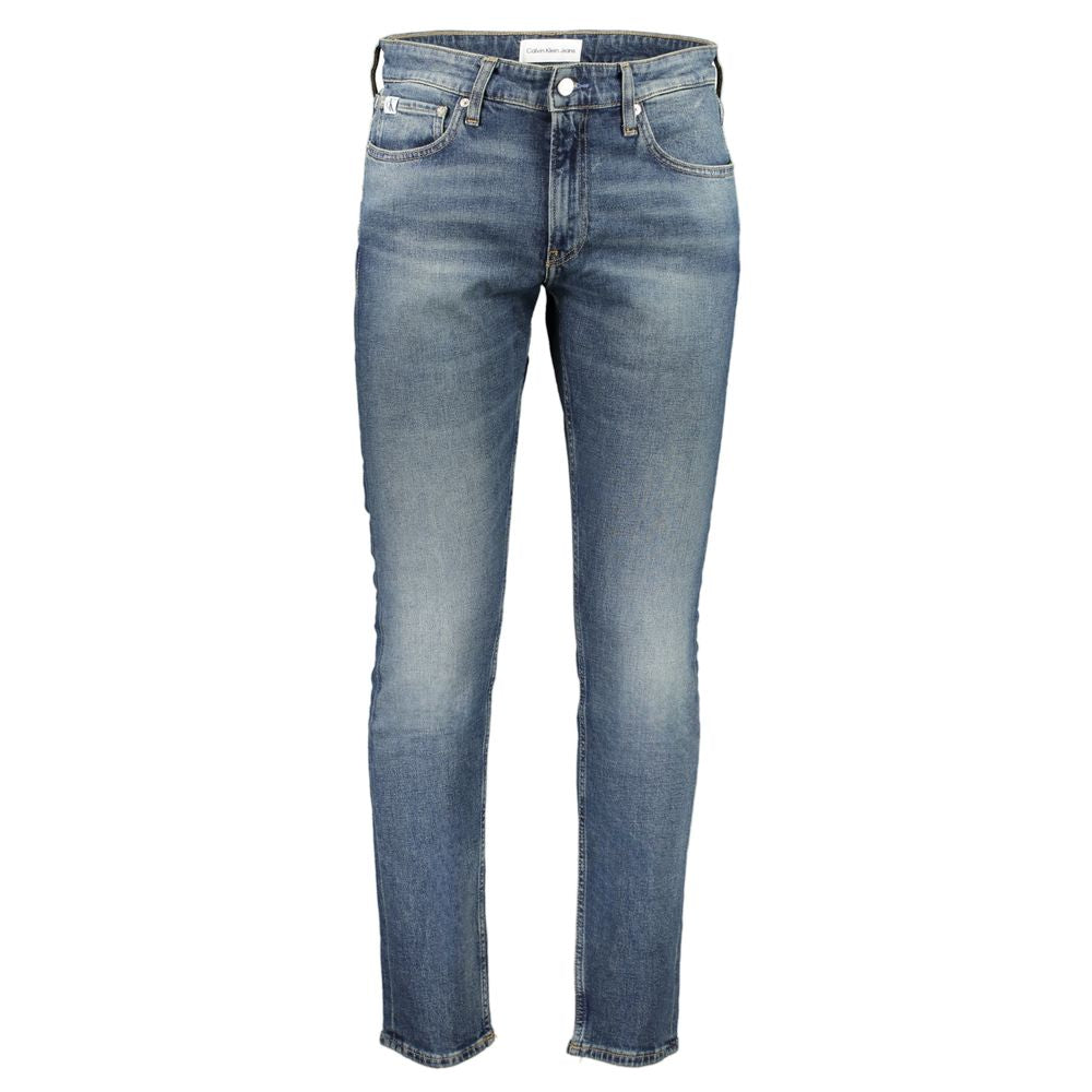 Calvin Klein Blauwe Katoenen Herenjeans