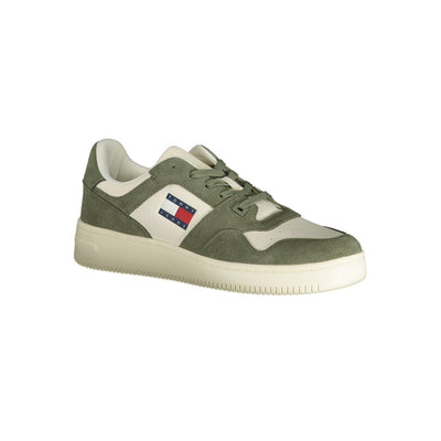 Tommy Hilfiger Groene Polyester Sneaker