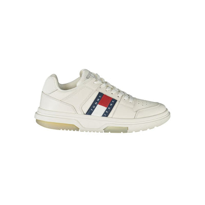 Tommy Hilfiger Witte Leren Dames Sneaker