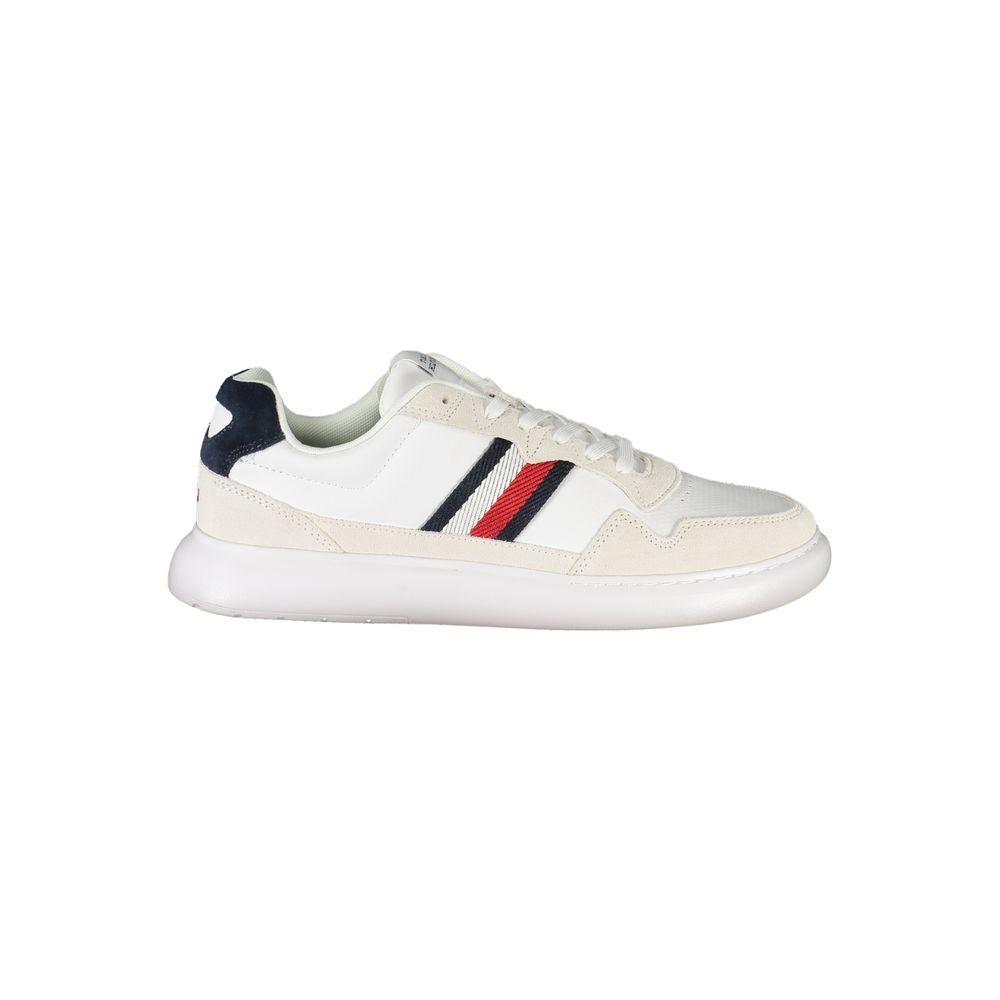 Tommy Hilfiger witte leren herensneaker