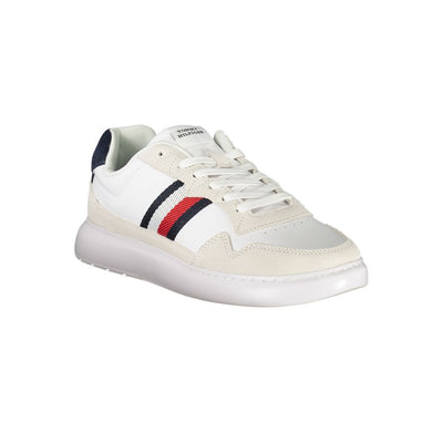 Tommy Hilfiger witte leren herensneaker