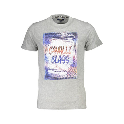 Cavalli Class Bruin Katoenen Heren T-shirt