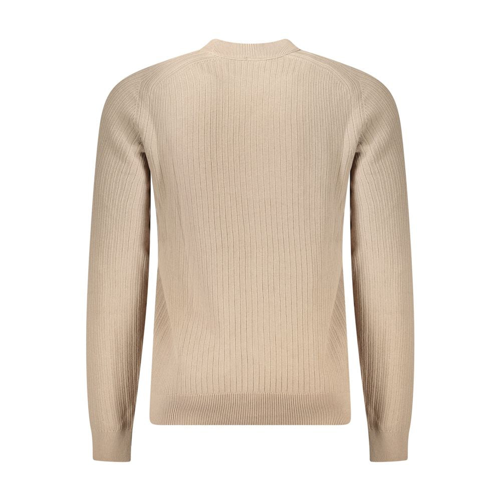 Hugo Boss Beige Katoenen Herentrui