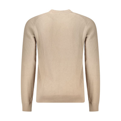 Hugo Boss Beige Katoenen Herentrui