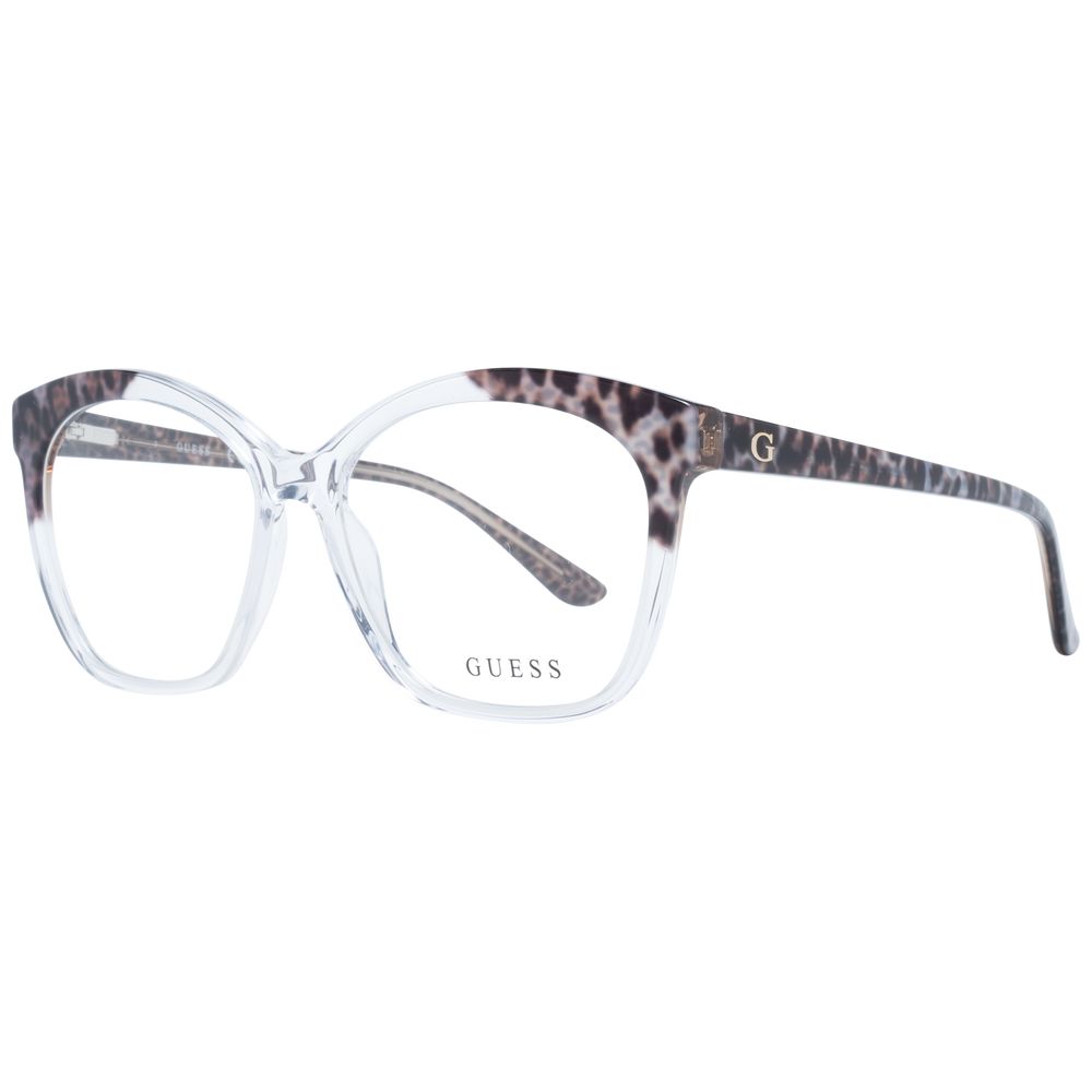 Montures optiques transparentes pour femmes Guess