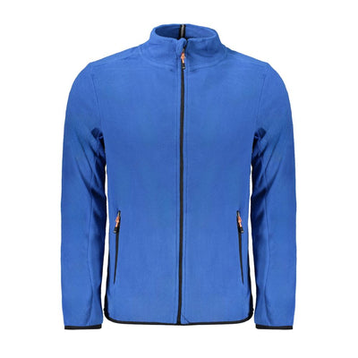 Pull homme bleu en polyester Norvège 1963