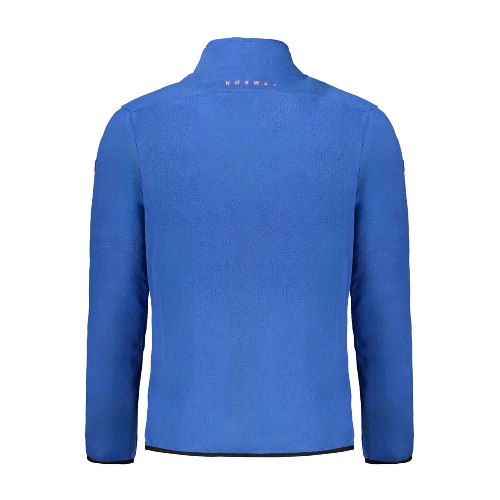 Pull homme bleu en polyester Norvège 1963