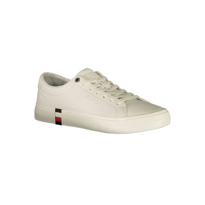 Baskets Tommy Hilfiger en cuir blanc pour homme