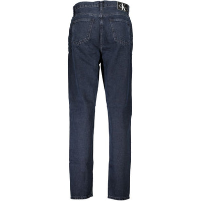 Jean et pantalon en coton bleu Calvin Klein