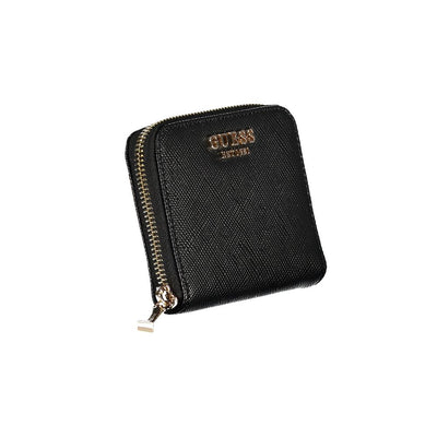 Guess Jeans Zwarte Polyethyleen Portemonnee