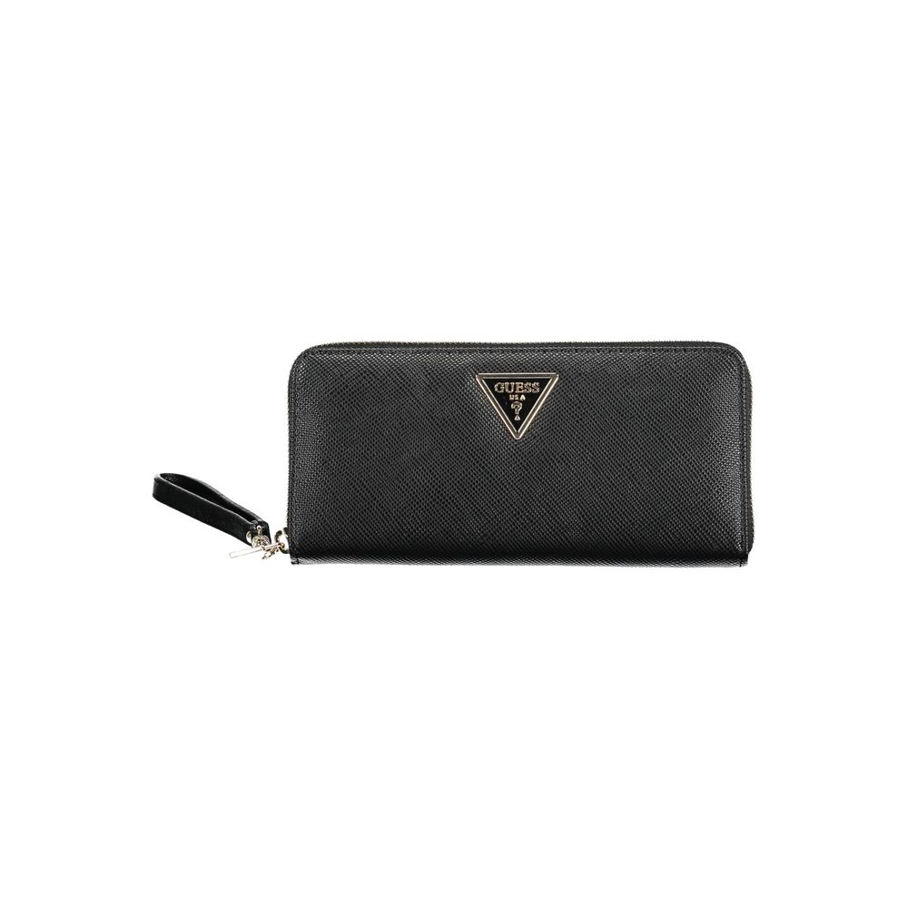 Portefeuille Guess Jeans en polyéthylène noir pour femme