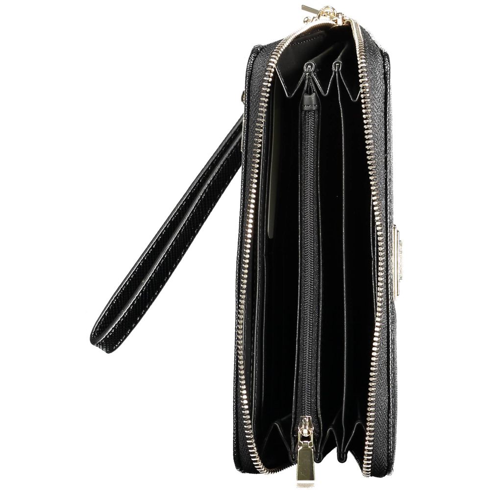 Portefeuille Guess Jeans en polyéthylène noir pour femme