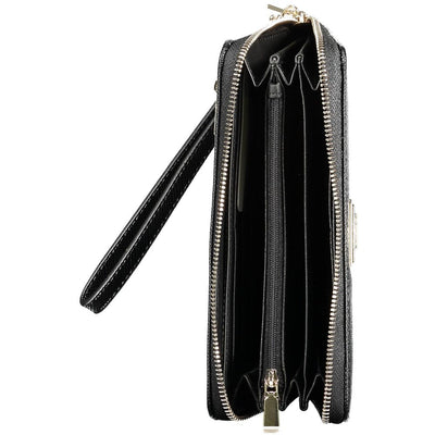 Portefeuille Guess Jeans en polyéthylène noir pour femme