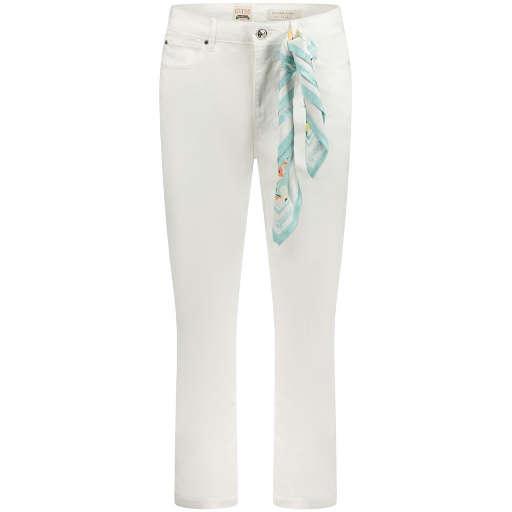 Guess Jeans Witte Lyocell Damesjeans
