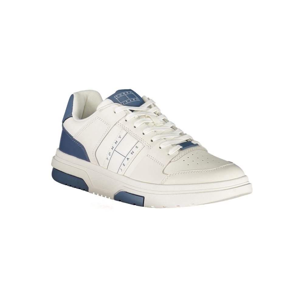 Tommy Hilfiger witte leren herensneaker