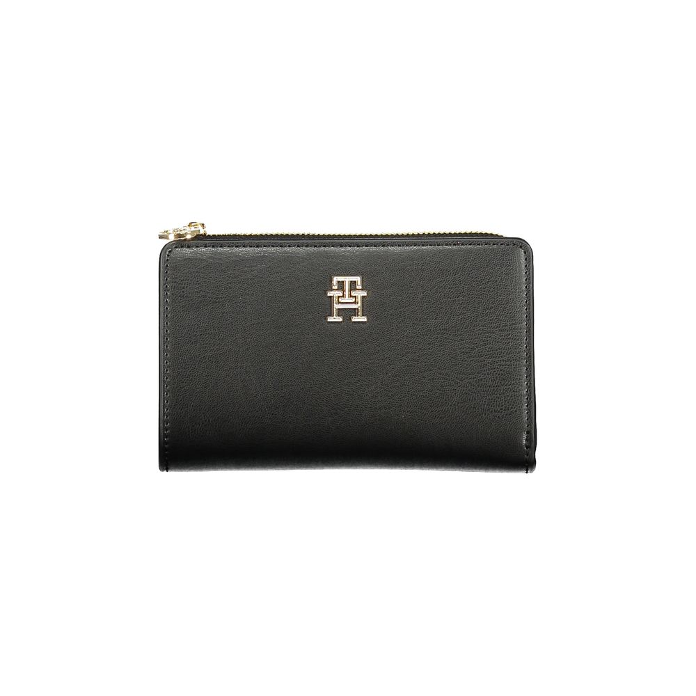 Tommy Hilfiger Zwarte Polyethyleen Dames Portemonnee