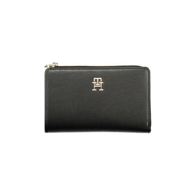 Tommy Hilfiger Zwarte Polyethyleen Dames Portemonnee