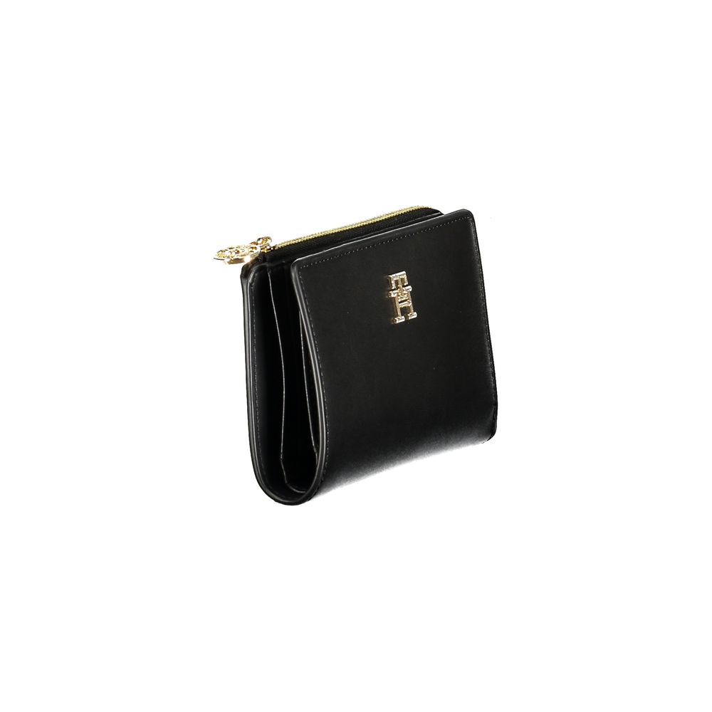 Tommy Hilfiger Zwarte Polyethyleen Dames Portemonnee