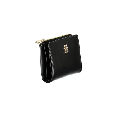 Tommy Hilfiger Zwarte Polyethyleen Dames Portemonnee
