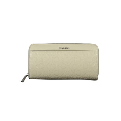 Calvin Klein Beige Polyethyleen Dames Portemonnee