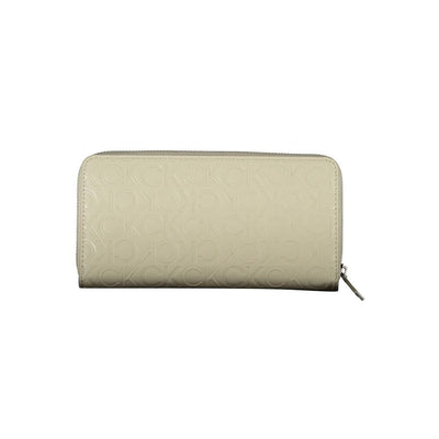 Calvin Klein Beige Polyethyleen Dames Portemonnee