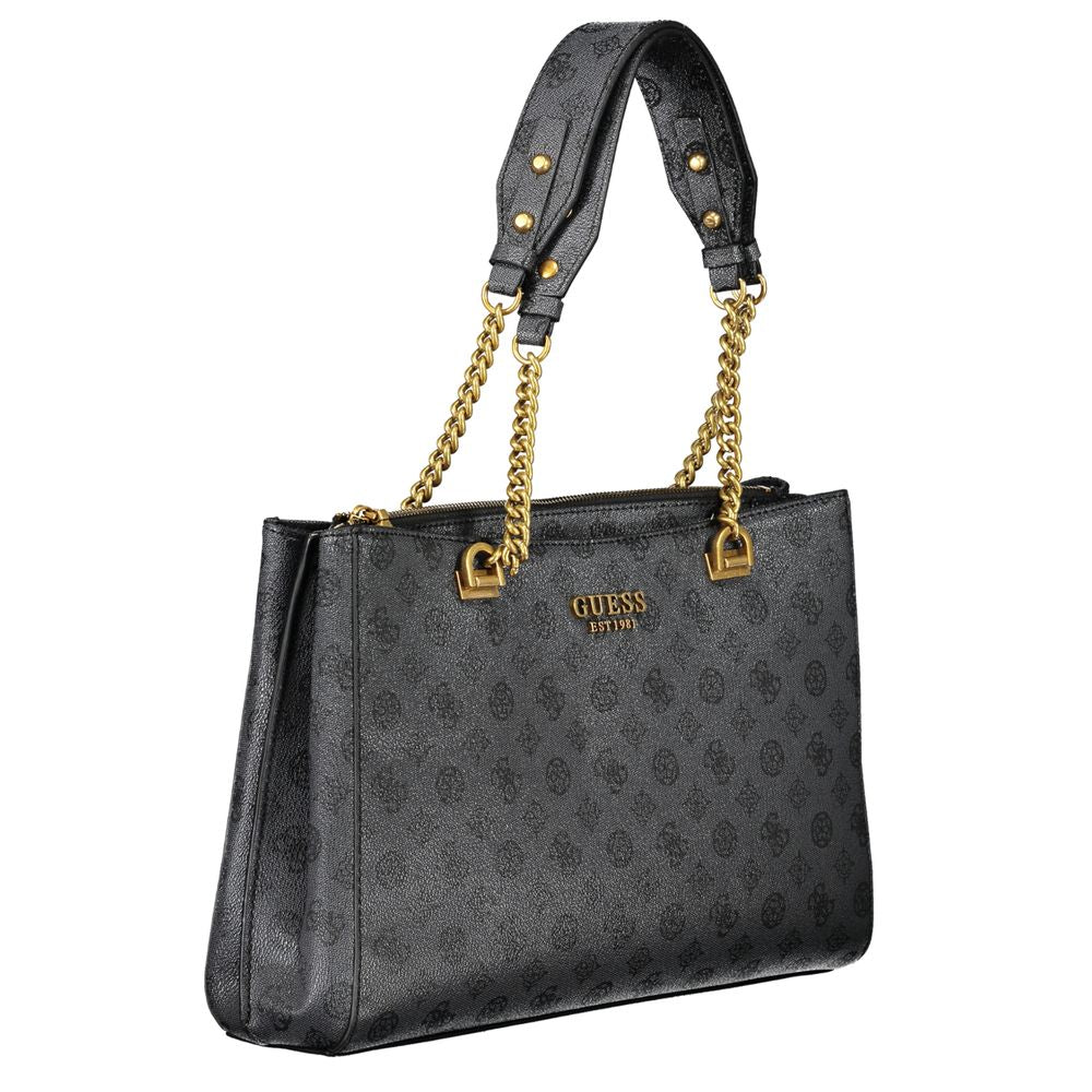 Guess Jeans Zwarte Polyethyleen Handtas