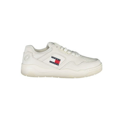 Tommy Hilfiger witte polyester sneaker
