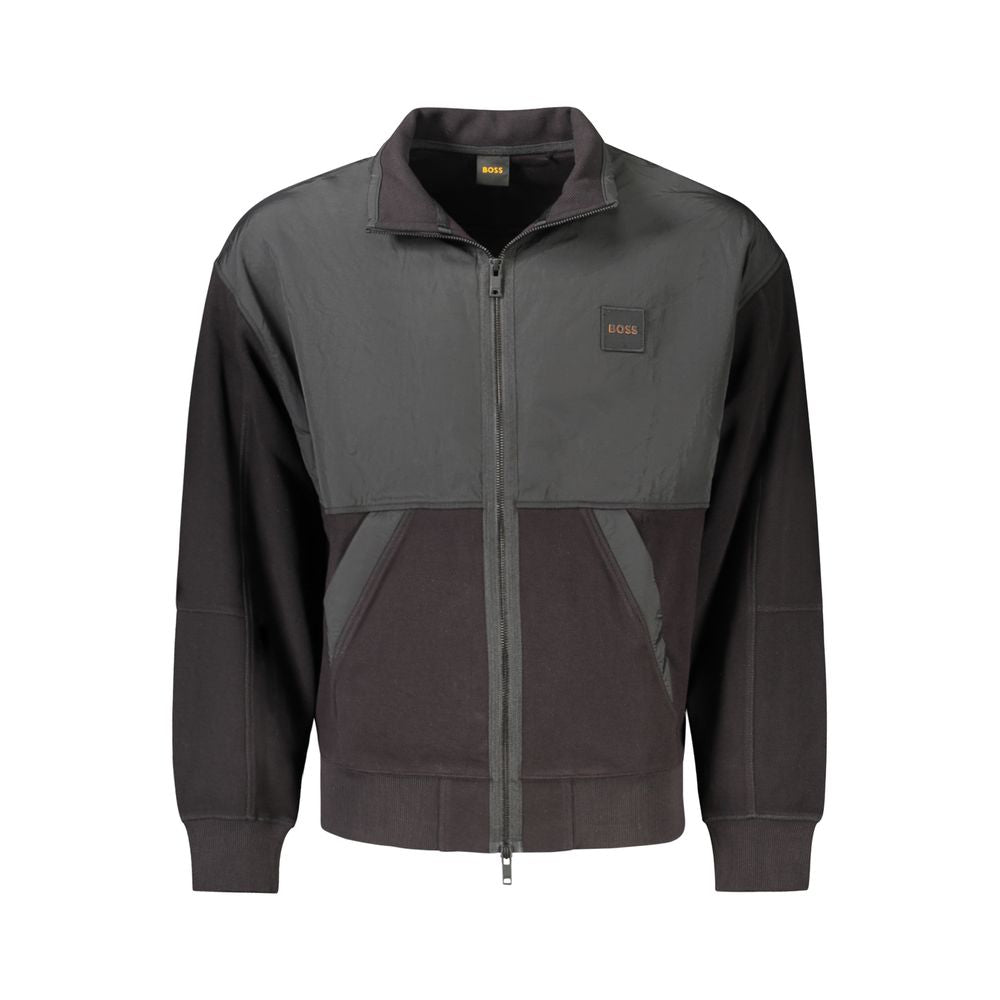 Hugo Boss Zwarte Katoenen Herenjas