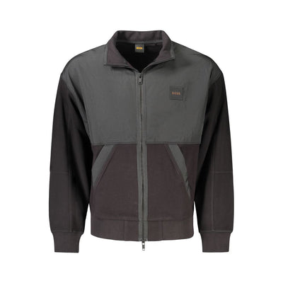 Hugo Boss Zwarte Katoenen Herenjas